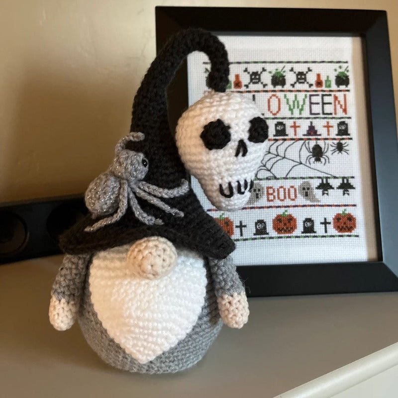 Halloween Gnome Crochet Decoration