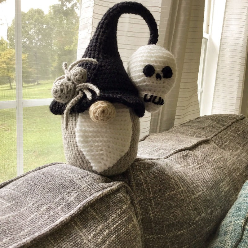 Halloween Gnome Crochet Decoration
