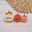 Personalized Wooden Pumpkin Blocks Family