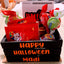 Wooden Box For Halloween Candy For The Children
