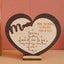 Personalized Mother's Day Wooden Heart Puzzle, Mother's Day Gift