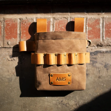 Personalized Genuine Leather Tool Bag