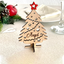 Personalized Place Name Settings 3D Christmas Tree