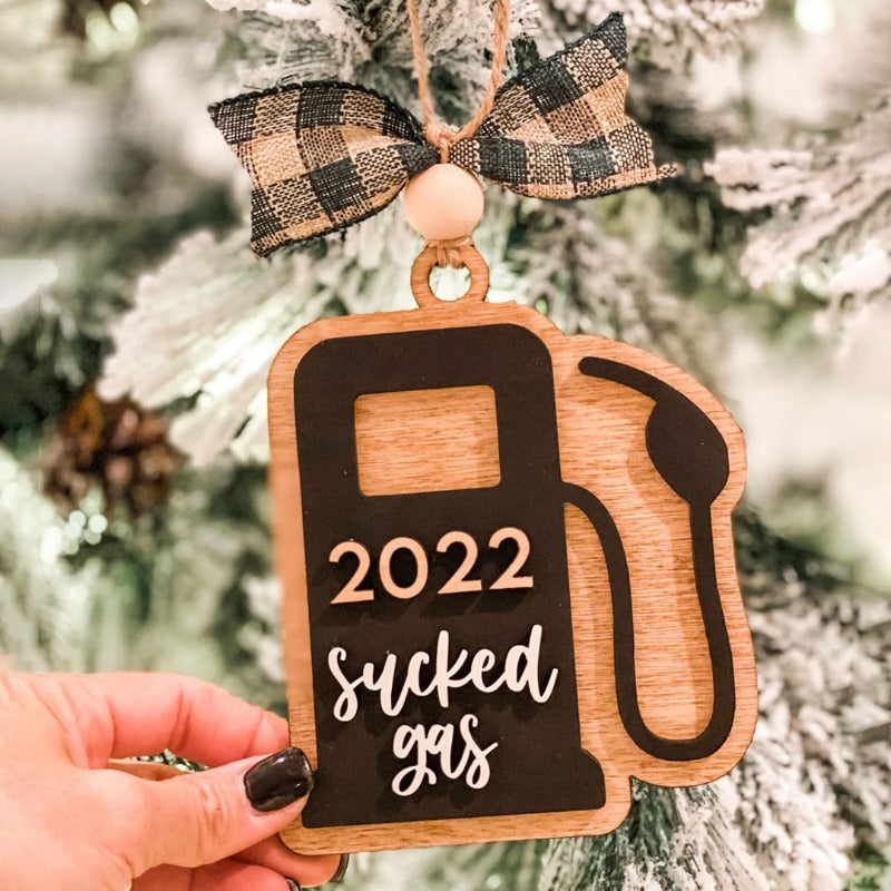 2022 Funny Sucked Gas Ornament, Christmas 2022 Decoration