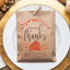 Personalized Thanksgiving Favor Paper Bag, Thanksgiving Table