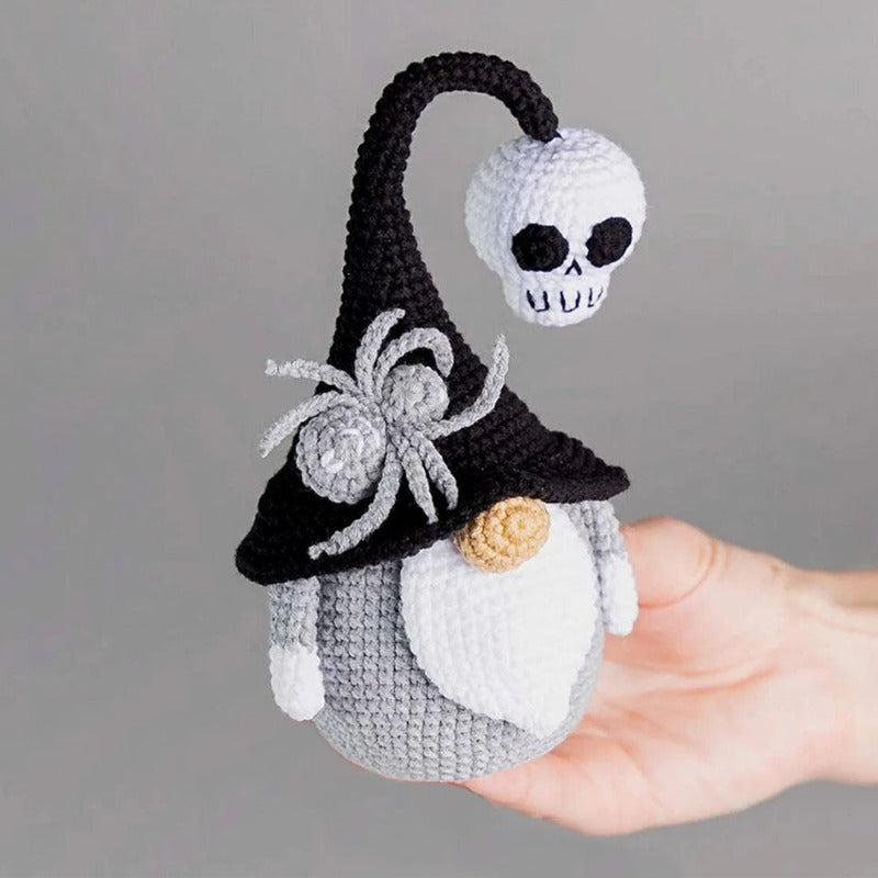 Halloween Gnome Crochet Decoration
