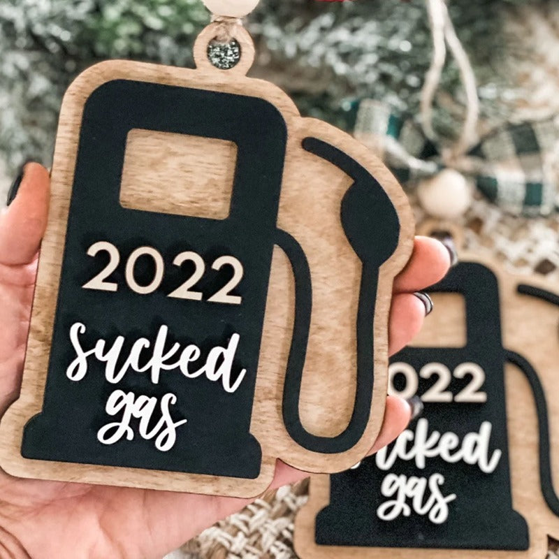 2022 Funny Sucked Gas Ornament, Christmas 2022 Decoration
