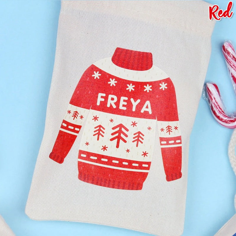 Personalized Christmas Jumper Gift Bags