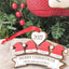 Personalized Family Name Santa Hat Ornament, Christmas Ornament