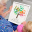 Personalized Tree Handprint DIY, Grandparents Day Gift