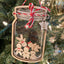 Personalized Gingerbread Family Mason Ornament
