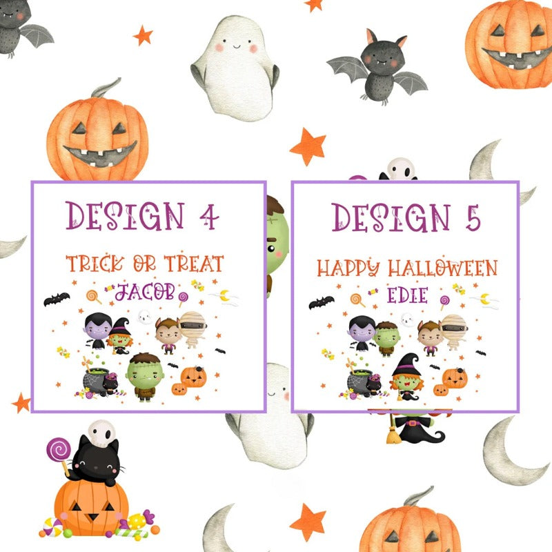 Personalized Halloween Trick or Treat Bag, Halloween Gift for Kids