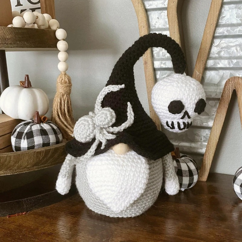 Halloween Gnome Crochet Decoration