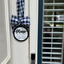Personalized wooden sign hanging, Please Do Not Knock or Ring Doorbell