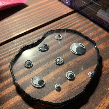 Set Halloween Eye-shaped Cup Coasters