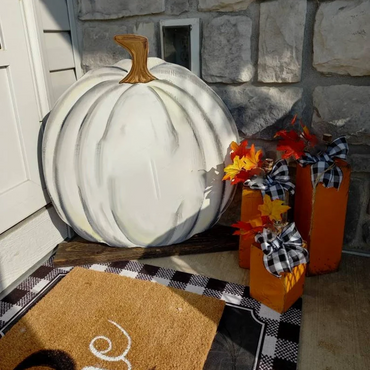 Woodwork autumn decoration indoors