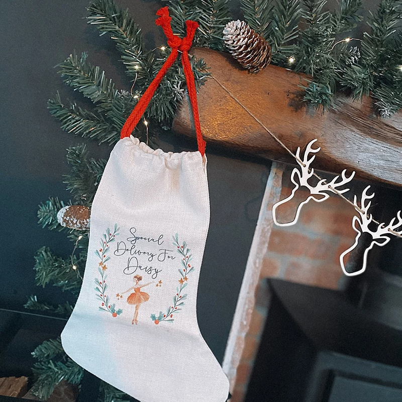 Personalized Christmas Fairy Tale Stocking, Christmas Gift For Kids